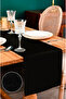 Canvas Liquid-Proof Stain-Resistant Runner Black 50 X 150cm