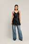 Satin Detail Knitwear Sweater - 2