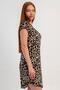 Women's Leopard Print Lace Viscose Short Sleeve Tunic C1T3N0805 - 2