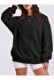 Women's Circular Neck Ov Oversized Weatshirt - 3