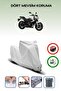 Grey Lock Compatible Yamaha Xj 6 Compatible Motorcycle Tarpaulin Waterproof
