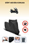Black Rear Bag Lock Incompatible with Yamaha Majesty 250 Compatible Motorcycle Tarpaulin, 4 Seasons
