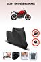 Black Rear Bag Lock Incompatible Ducati Monster 797 Compatible Motorcycle Tarpaulin, 4 Seasons