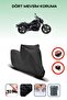 Black Rear Bag Lock Incompatible Kawasaki Vulcan S Compatible Motorcycle Canvas, 4Seasons