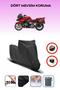 Black Rear Case Lock Incompatible Bmw R 1250 Rt Compatible Motorcycle Tarpaulin, 4 Seasons