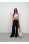 Lace-Like Knit Stone Brode Women's Crop Blouse with Tie Detail 24S50030 - 4