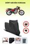 Black Rear Bag Lock Incompatible Jawa Cz 350 Compatible Motorcycle Tarpaulin, 4 Seasons