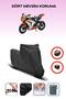 Black Rear Bag Lock Incompatible Honda Cbr 1000 Rr Compatible Motorcycle Tarpaulin, 4 Seasons