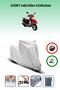 Gray Lock Compatible Yuki Tk50Q3 Picasso 50 Compatible Motorcycle Tarpaulin Waterproof