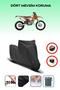 Black Rear Bag Lock Incompatible Ktm 125 Exc Compatible Motorcycle Tarpaulin, 4 Seasons