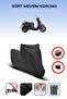Black Rear Bag Lock Incompatible Rks Ltm 125 Compatible Motorcycle Tarpaulin, 4 Seasons