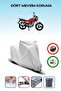 Gray Lock Compatible Mondial 150 Mcx Roadracer Compatible Motorcycle Tarpaulin Waterproof