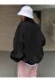 Plain Circular Neck Women's Sweatshirt - 2