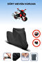 Black Rear Bag Lock Incompatible Mondial 150 Rf Compatible Motorcycle Tarpaulin, 4 Seasons