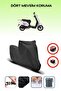 Black Rear Bag Lock Incompatible with Falcon Soft 50 Compatible Motorcycle Tarpaulin, 4 Seasons