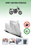 Gray Lock Compatible Aprilia Dorsoduro Compatible Motorcycle Tarpaulin Waterproof