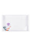Rectangular Serving Tray with purple flower pattern