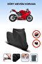 Black Rear Bag Lock Incompatible Ducati Panigale 1199 R Compatible Motorcycle Tarpaulin, 4 Seasons