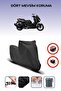 Black Rear Bag Lock Incompatible Yamaha X-Max 400 Iron Max Compatible Motorcycle Tarpaulin, 4 Seasons