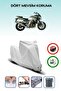 Gray Lock Compatible Kawasaki Z 750 Compatible Motorcycle Tarpaulin Waterproof
