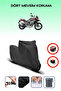 Black Rear Bag Lock Incompatible Jawa Rvm 500 Adventure Compatible Motorcycle Tarpaulin, 4 Seasons