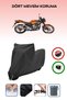 Black Bumoto/Jinling Ventura F250Cc Rear Bag Compatible Waterproof Motorcycle Cover