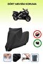 Black Lock Compatible Yamaha Yzf 600 R Thundercat Compatible Motorcycle Tarpaulin Waterproof