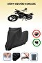 Black Lock Compatible Mondial 150 Mr Compatible Motorcycle Tarpaulin Waterproof
