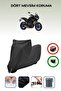 Black Lock Compatible Yamaha Tracer 7 Compatible Motorcycle Tarpaulin Waterproof