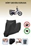 Black Lock Compatible Kuba Reiz 50 Compatible Motorcycle Tarpaulin Waterproof
