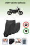 Black Lock Compatible Ducati Scrambler 1100 Pro Compatible Motorcycle Tarpaulin Waterproof