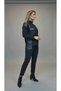 Special Design Paneled Black Bottom Top Set - 3