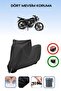 Black Lock Compatible Arora Ar 180-31 Avantgarde Compatible Motorcycle Tarpaulin Waterproof