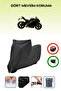 Black Lock Compatible Ducati Panigale V4 Sp Compatible Motorcycle Tarpaulin Waterproof