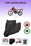 Black Lock Compatible Honda Crf 250 L Compatible Motorcycle Tarpaulin Waterproof