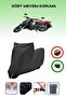 Black Lock Compatible Honda C125 Super Cub Compatible Motorcycle Tarpaulin Waterproof