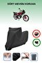 غطاء دراجة نارية متوافق مع Black Lock موديل Arora AR 100-19، غطاء دراجة نارية أنيق مقاوم للماء
