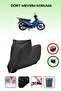 Black Lock Compatible Arora Ar 50-50 Hurricane Compatible Motorcycle Tarpaulin Waterproof