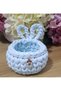 3 Pieces Mini Christmas Gift Combed Cotton Decorative Basket - 4