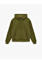Long Sleeve Pocketed Hooded Oversized Sweatshirt - 3