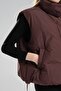 Women's Premium Quality Design Vest with Filling Inside and Buttons on the Front - 4