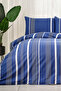 Marine Duvet Cover Set Atlante Single - Navy Blue