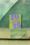 2026 Daily Agenda Y2K Moment Green Hardcover Spiral Bound