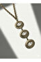 Stylish Luxury Cast Necklace with White Crystal Stone