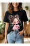 T-Shirt with a Cute Girl Print. Women's T-Shirt - Stylish and Modern for Everyday Combinations
