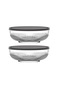 Feyzade Tokyo Storage Container Set 2 Pieces 1500Cc Gray Lid (Tok-287)