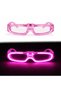 Pink Led Light-Up Party Glasses 3 Modes – Glow - Night Fun Glasses (4887)