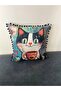 My Beautiful Cat Pompon Edge Throw Pillow Cover Green - 4