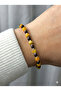 Handcrafted Honey and Fire Amber Sequential Special Collection Unisex Natural Amber Bracelet
