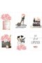ALAYRA A4 Fashion Women Canvas Wall Art Prints Set of 6 Unframed